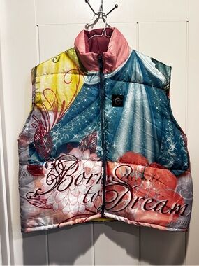 Adult princess Multicolor Puffer Vest